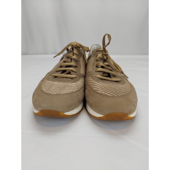 Mephisto Air Relax Ninia Women's Taupe With Metallic Lace-Up Sneaker Shoes US 11 - Picture 3 of 9